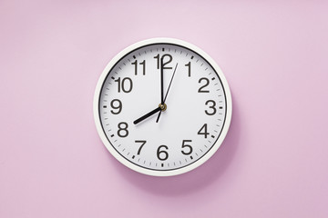 Wall Mural - wall clock at abstract background