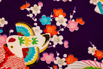 Wall Mural - Japanese kimono pattern