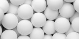 Fototapeta Perspektywa 3d - White Easter eggs background