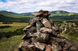Heap of stones on The Elder's Path near White Iyus River