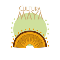 Wall Mural - Cultura Maya postcard