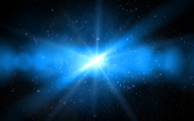 Wall Mural - abstract digital lens flare in black background.modern abstract beautiful rays light streak backgrou