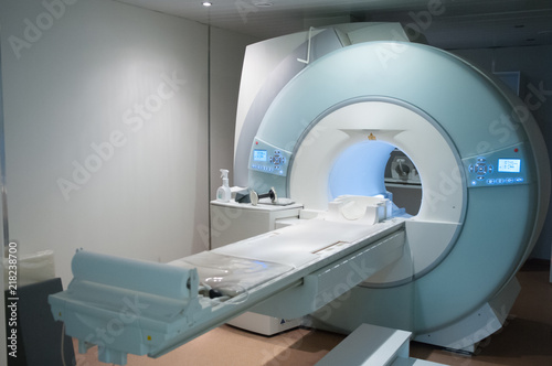 Fotografía MRI Machine. Medical equipment in a hospital.