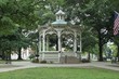 small town gazebo in a park setting 