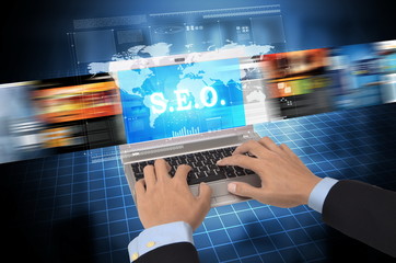 Wall Mural - internet seo concept