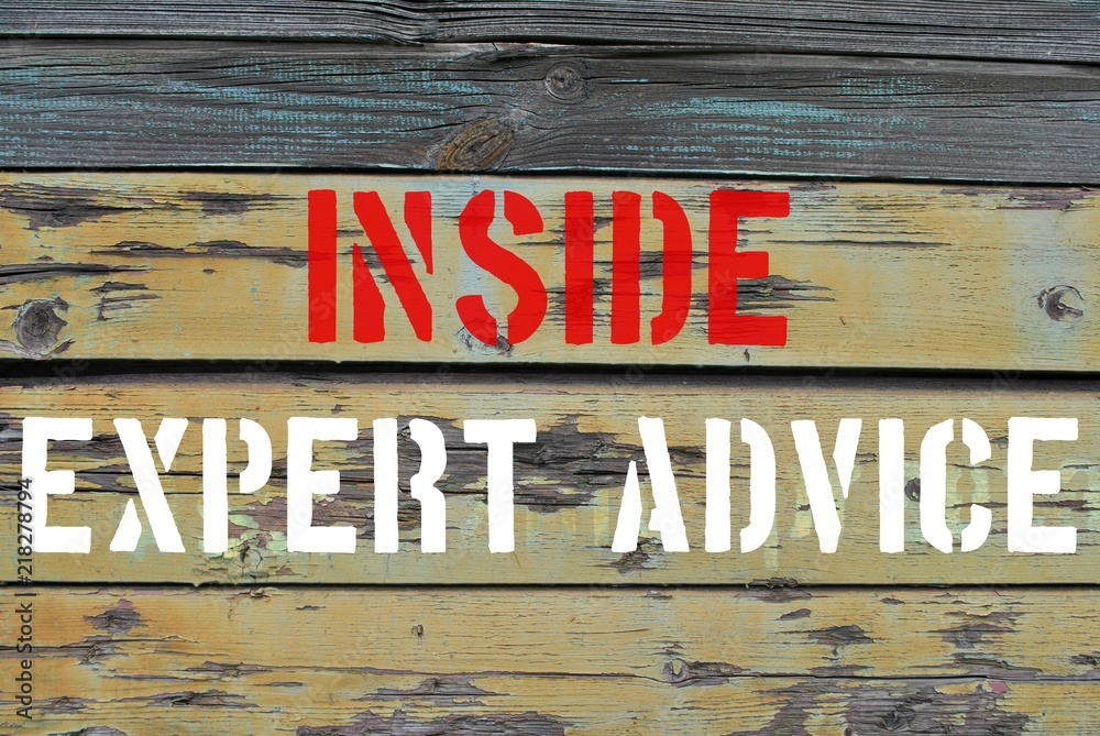Inside expert advice - obrazy, fototapety, plakaty 