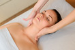 © Med Photo Studio - Spa procedure of neck massage.