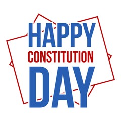 Sticker - American constitution day logo icon. Flat illustration of american constitution day vector logo icon for web design isolated on white background