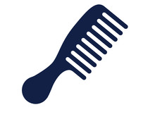 Comb Glyph Icon , Designed For Web And App