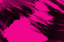Pink And Black Brush Hand Painted Grunge Background Texture 