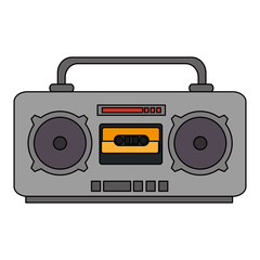 Wall Mural - radio music player icon