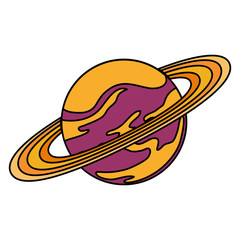 Poster - universe planet saturn space icon