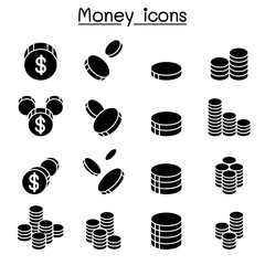 Poster - Money & Coin icon set