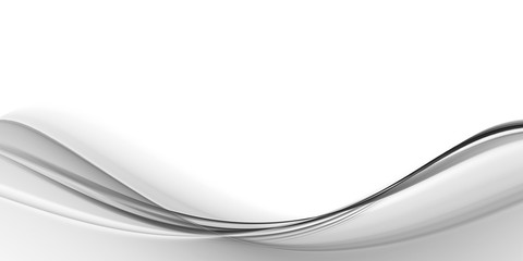 Abstract background for design  with black and white waves