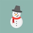 © lukpedclub - snowman flat icon, Christmas theme set