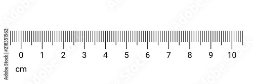Fotomural Ruler cm measurement numbers vector scale