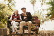 © Jacob Lund - Relaxed senior couple on picnic