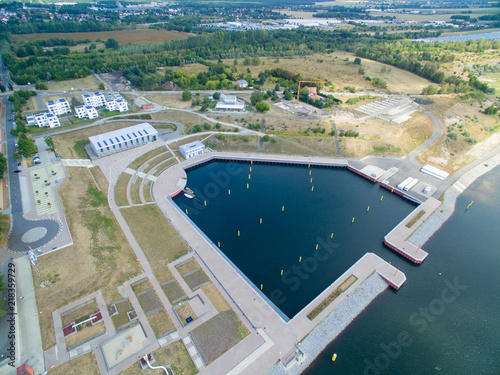 Fotografía Luftbild Lausitzer Seenland Großräschen IBA Terassen urlaubs und Ferienregion mi