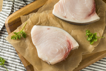 Poster - Raw Organic Swordfish Steak Filets