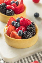 Canvas Print - Homemade Fruit Tart Pastry