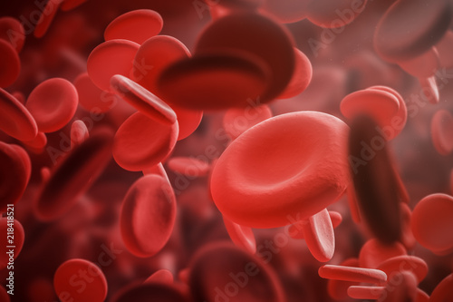 Cuadros en Lienzo Red eritrosit blood count medical concept