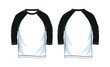 Three quarter length sleeve raglan shirts