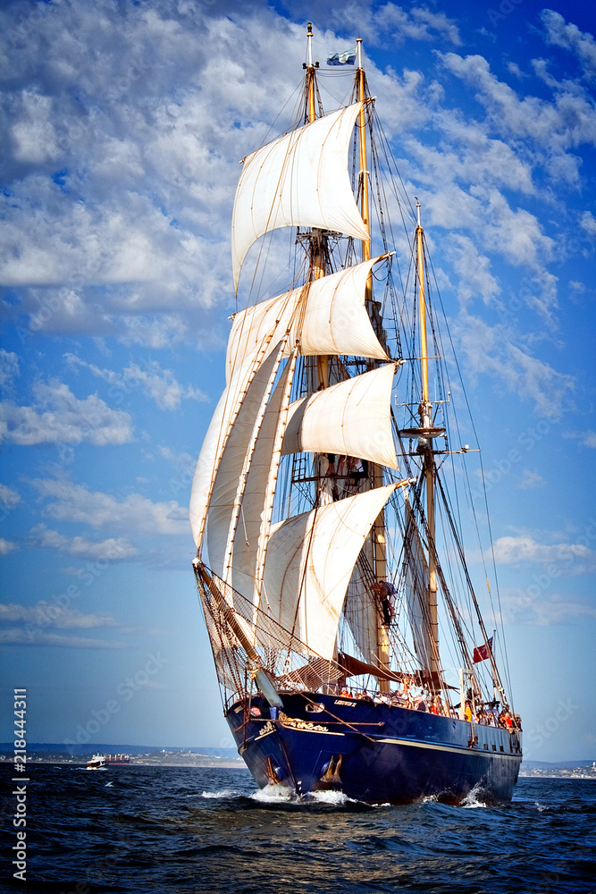 sailing ship - obrazy, fototapety, plakaty 