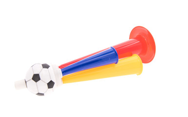 Football soccer triple fan trumpet