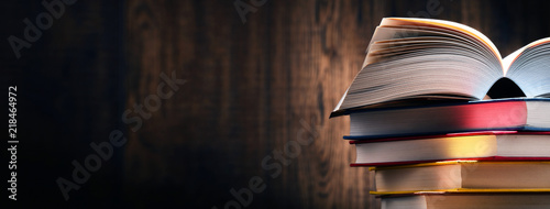 Cuadros en Lienzo Composition with books on the table