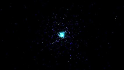 Leinwandbilder - Star Particle Explode In Galaxy Concept Graphic Motion Background