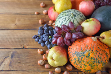 Wall Mural - Autumn vegetables