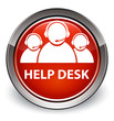 © FR Design - Help desk (customer care team icon) optimum red round button
