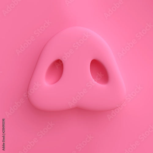Cartoon Funny Pig Nose Template Element Of Head Character Cartoon Funny Pig Nose Template Element Of Head Character Render