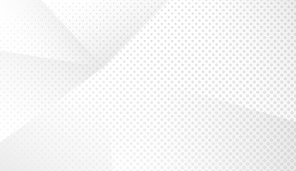 Aufkleber - Modern halftone white and grey background. Design decoration concept for web layout, poster, banner
