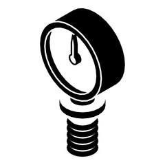 Poster - Pressure meter icon. Simple illustration of pressure meter vector icon for web
