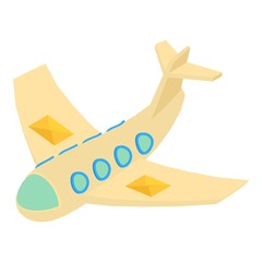 Poster - Mail plane icon. Isometric illustration of mail plane vector icon for web
