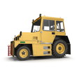Airport Push Back Tractor. 3D illustration isolated on white background