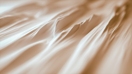 Poster - abstract landscape. snowy sharp mountains with depth of field effect. blurred surface similar to fab