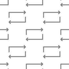 Poster - replay icon. Element of minimalistic icons for mobile concept and web apps. Pattern repeat seamless replay icon can be used for web and mobile apps