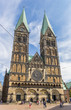 Historical Dom church in the center of Bremen, Germany