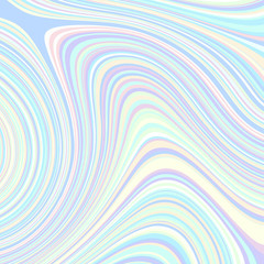 Poster - Abstract vector pattern. Curved wavy psychedelic irregular lines.