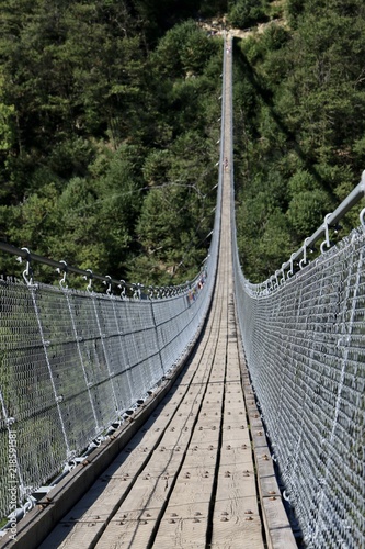 Fototapeta most wiszący  most-tybetanski-szwajcarski