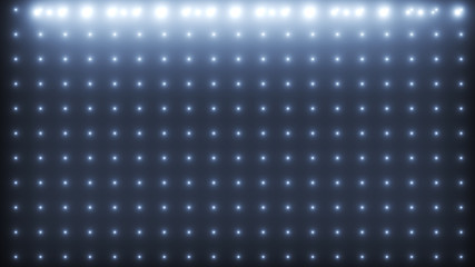 Wall Mural - Wall of  lights Led. Backdrop abstract