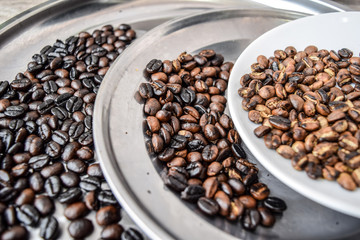 Coffee beans 3 level roast