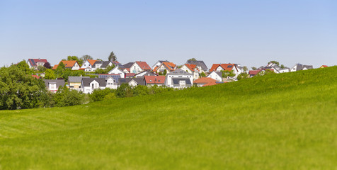 Canvas Print - housing estate