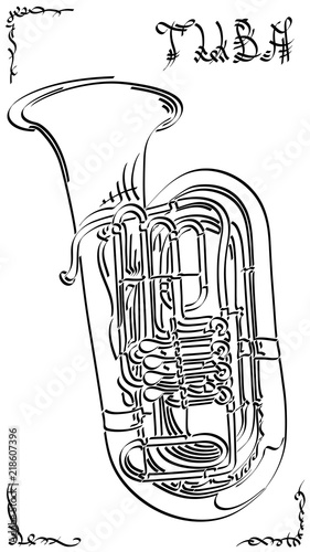 Tuba Drawing : Here presented 58+ tuba drawing images for free to ...