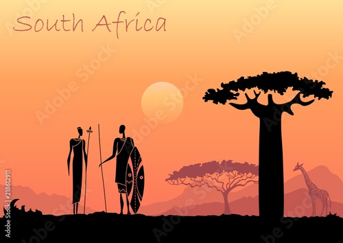 Obrazy Afryka  afrykanski-pejzaz