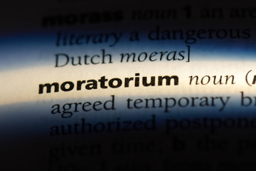 Poster - moratorium