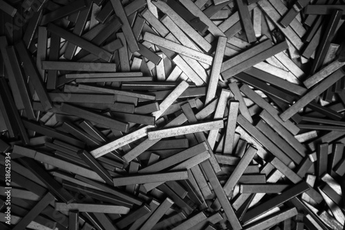 Fotomural metal patterns for parts production