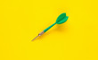 © amnarj2006 - Dart arrow on color background ,Business success concept.